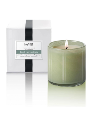 Fresh Cut Gardenia Living Room Candle By Lafco New York