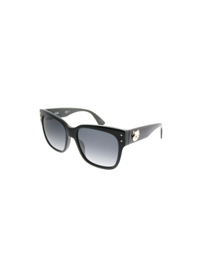 Moschino Mos 008/s 807 9o Unisex Square Sunglasses Black 56mm