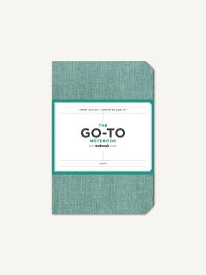 Go-to Notebook With Mohawk Paper, Sage Blue Blank