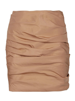 Elisabetta Franchi Ruched Zip Skirt