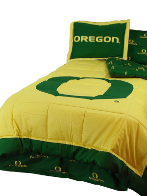 Ncaa Pillow Sham Cotton Bed Accessory - Oregon Ducks..