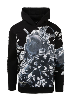 Philipp Plein Graphic Print Hoodie