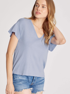 Chrissy V-neck Tee | Infinity