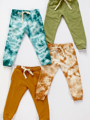 Tie Dye Organic Jogger - Amber