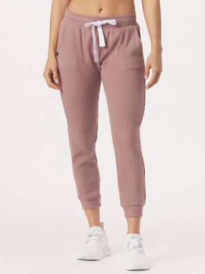 Comfort 7/8 Jogger: Lavender Bark