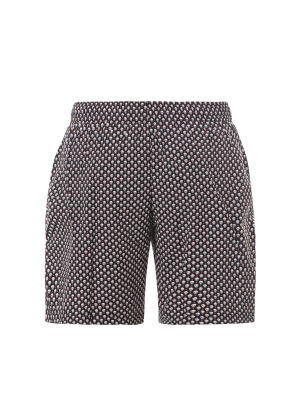 Alexander Mcqueen Spotted Skull Print Swim Shorts