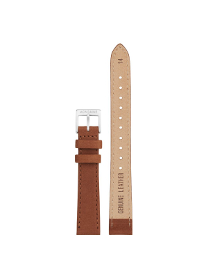 Genuine Leather Strap, 14mm, Fem.24314.70q.1.k