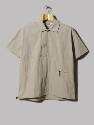 Uniform Bridge Pullover Pocket Shirt (beige Grey)