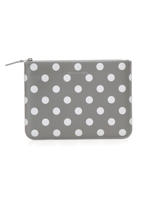 Comme Des Garçons Wallet Polka Dot Clutch