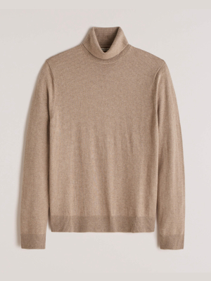 Cotton-cashmere Turtleneck Sweater