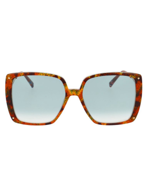 Missoni Square Frame Sunglasses