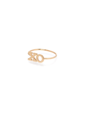 14k Two Initial Ring