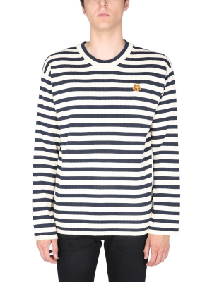 Kenzo Tiger Embroidered Long-sleeve T-shirt