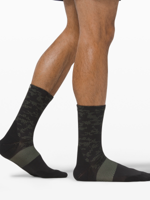 Power Stride Crew Sock Camo