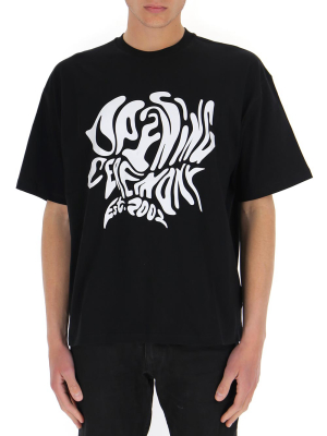 Opening Ceremony Melted Logo Printed T-shirt