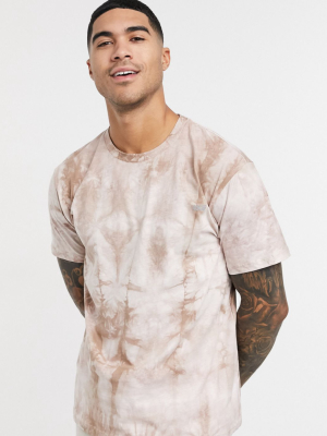 Asos 4505 Yoga T-shirt In Tie Dye