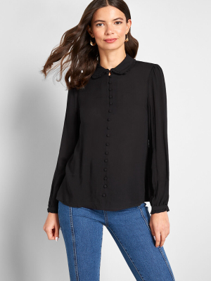 Thoroughly Ladylike Button-up Top