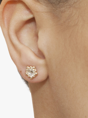 Micro Dew Drop Stud Earrings