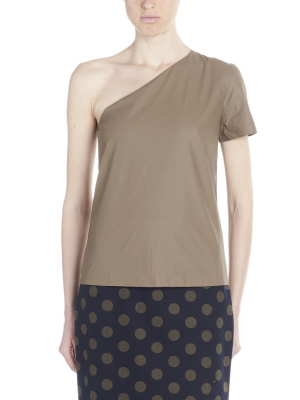 Max Mara Ovatte One Shoulder Top