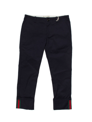 Gucci Kids Web Detail Trousers