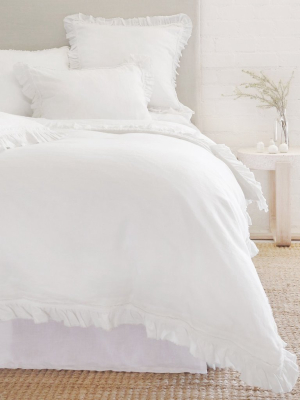 Pom Pom At Home Mathilde Duvet - White