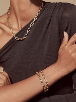 14kt Yellow Gold Chain Link Luxe Lillian Bracelet