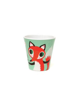 Mint Fox Melamine Cup By Petit Monkey