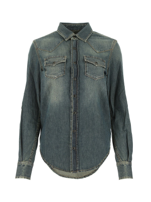 Saint Laurent Western Denim Shirt