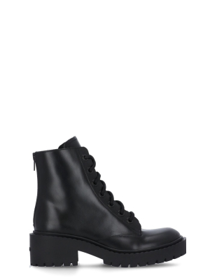 Kenzo Pike Lace-up Ankle Boots