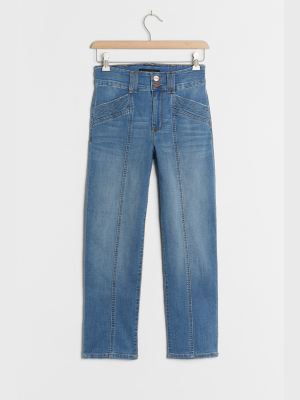Sanctuary Ultra High-rise Slim Straight Utility Jeans
