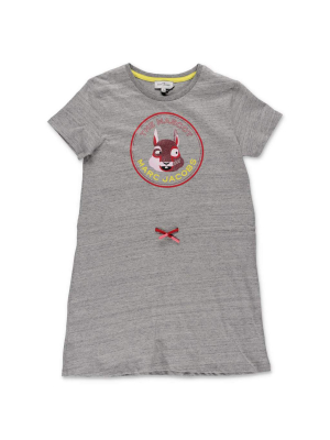 The Marc Jacobs Kids Graphic Logo Printed T-shirt Dress