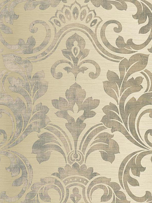 Damask Floral Trail Wallpaper In Beige And Cream Design By Bd Wall