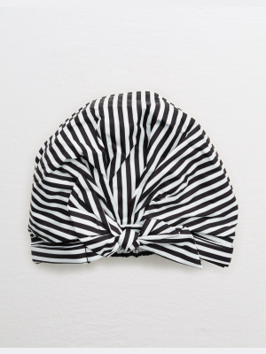 Kitsch Striped Shower Cap