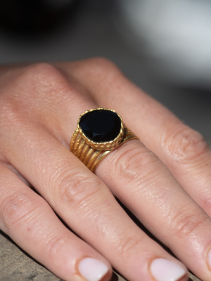 Stackable Ring - Black Onyx