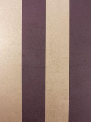 Zingrina Stripe Wallpaper In Beige And Purple Color By Osborne & Little