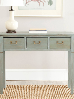Cindy Console With Storage Drawers French Gray - Safavieh