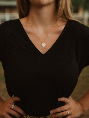 Honey | Gold Coin Necklace