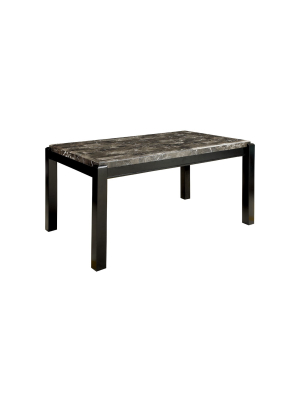 Iohomes Bailey Marble Top Dining Table - Black