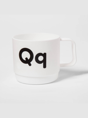 8oz Plastic Kids Monogram Mug - Pillowfort™