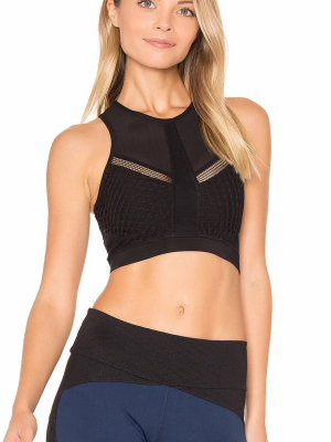 Track & Bliss Lacey Mesh Sports Bra