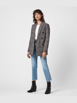 Astrid Wool Blend Check Blazer Astrid Wool Blend Check Blazer