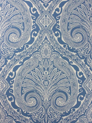 Sample Khitan Wallpaper In Blue From The Cathay Collection By Nina Campbell