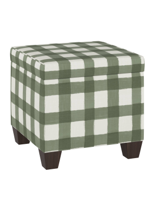 Fairland Storage Ottoman Buffalo Square Sage - Threshold™