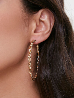 Textured Hoop Earrings