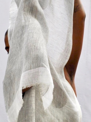 Gauze Linen Two Tone Scarf