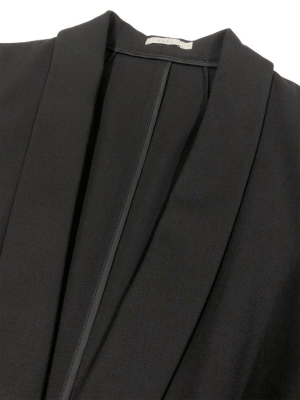 Shawl Collar Blazer In Coal