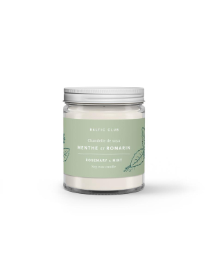 Baltic Club Rosemary & Mint Soy Candle