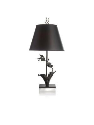 Black Orchid Table Lamp