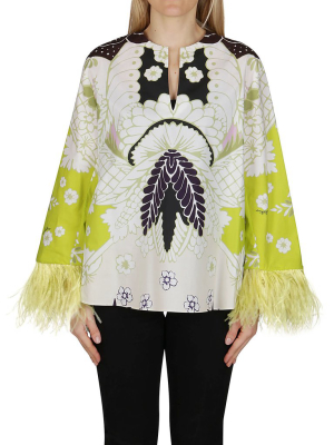 Valentino Tropical World Arazzo Printed Shirt