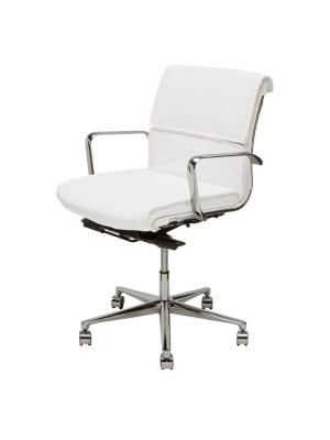 Nuevo Lucia Office Chair - White